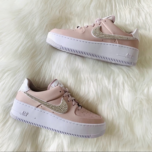 nike air force 1 sage platinum violet